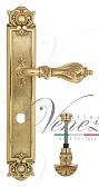 Дверная ручка Venezia на планке PL97 мод. Florence (полир. латунь) сантехническая, пов