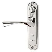 Дверная ручка на планке Apecs HP-77.0323-S-C-CR-R правая (хром) для врезного замка Гар