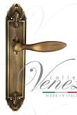 Дверная ручка Venezia на планке PL90 мод. Maggiore (мат. бронза) проходная