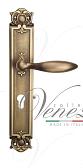 Дверная ручка Venezia на планке PL97 мод. Maggiore (мат. бронза) под цилиндр