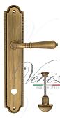 Дверная ручка Venezia на планке PL98 мод. Vignole (мат. бронза) сантехническая