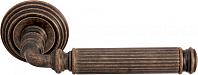 Дверная ручка Melodia мод. Rania (Ranga, Ranja) 290P на розетке 50P (античная бронза)
