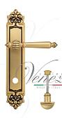 Дверная ручка Venezia на планке PL96 мод. Pellestrina (франц. золото) сантехническая